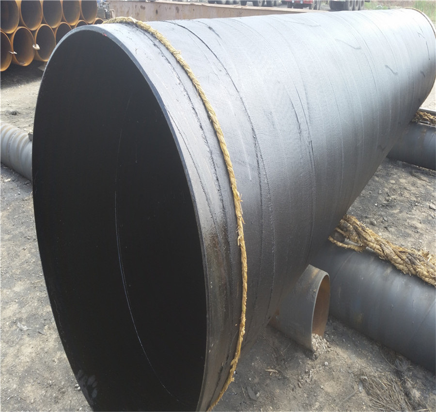 垃圾电厂管道用防腐螺旋钢管 环氧煤沥青五油二布防腐螺旋钢管