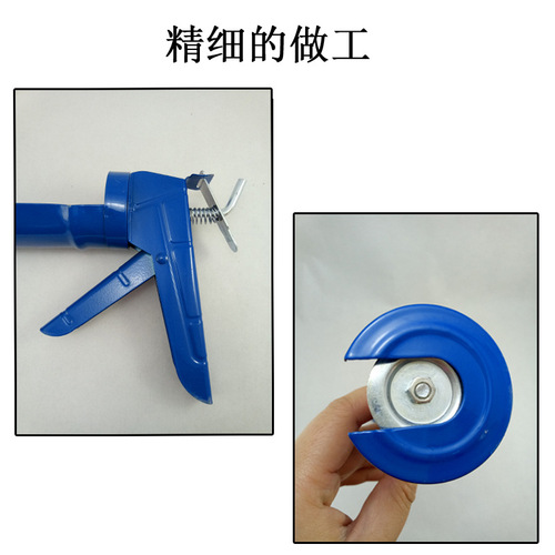 Manufacturer glass glue gun metal semicircle universal hard silicone nail-free glue hand tool glue gun
