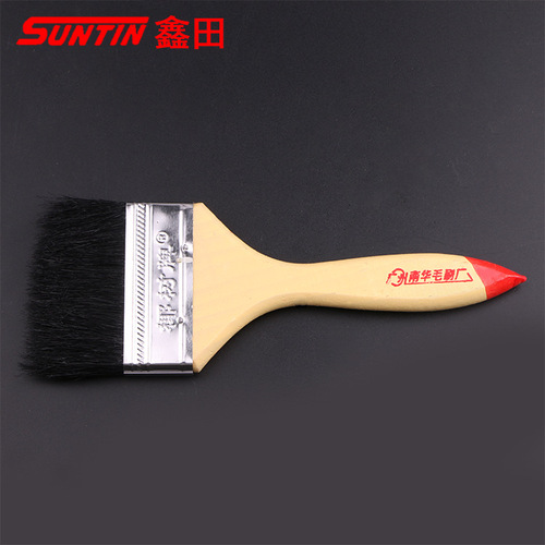 Xintian wool brush wool sweep talent wooden handle oil sweep barbecue brush short handle oil brush long handle butter brush
