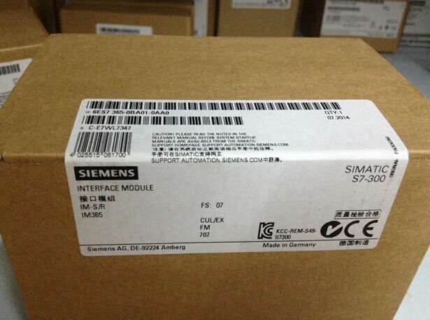 全新正品西门子PLC S7-300 IM接口 6ES7 365-0BA01-0AA0 IM365