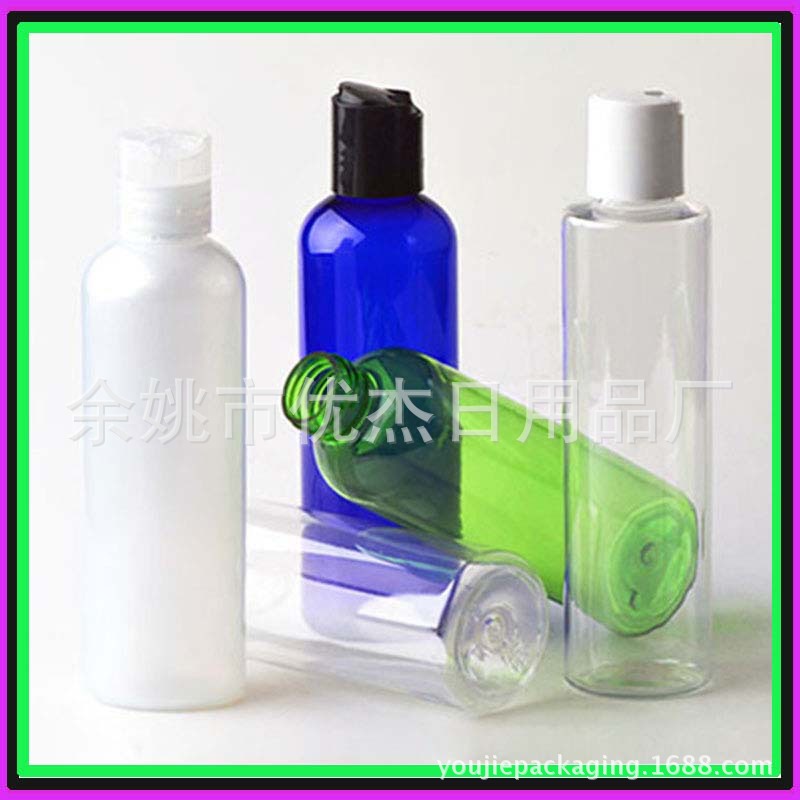 200ML圆肩千秋盖瓶 乳液瓶 防晒乳瓶 身体乳瓶 洗洁精按盖瓶