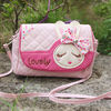 Cartoon children's bag, card holder, cute rabbit, one-shoulder bag with bow, children's shoulder bag, Korean style