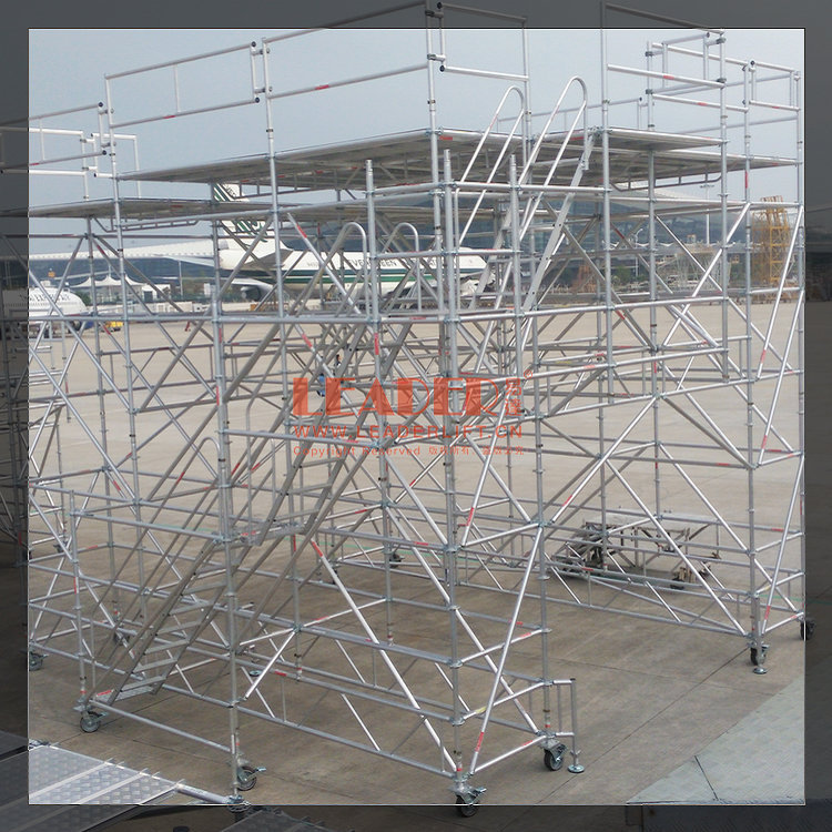 广州/易达铝合金梯架 飞机维修铝工作台 拆装便捷 提供定制服务
