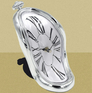 Melting Clock 融化的时钟 扭曲钟 创意挂钟时尚家居挂钟-阿里巴巴