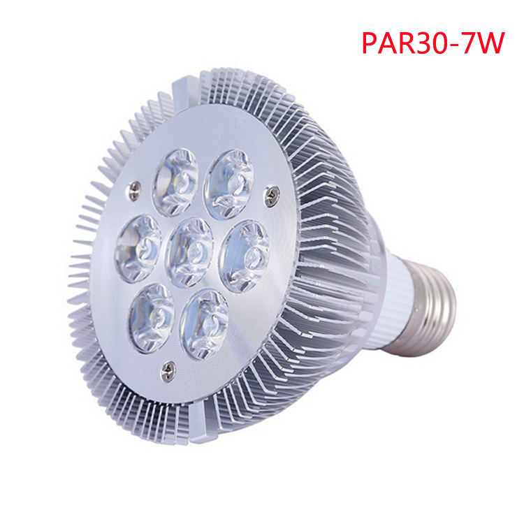 par30射燈 5W7W9W12W大功率調光led射燈酒店商場軌道燈E27帕燈