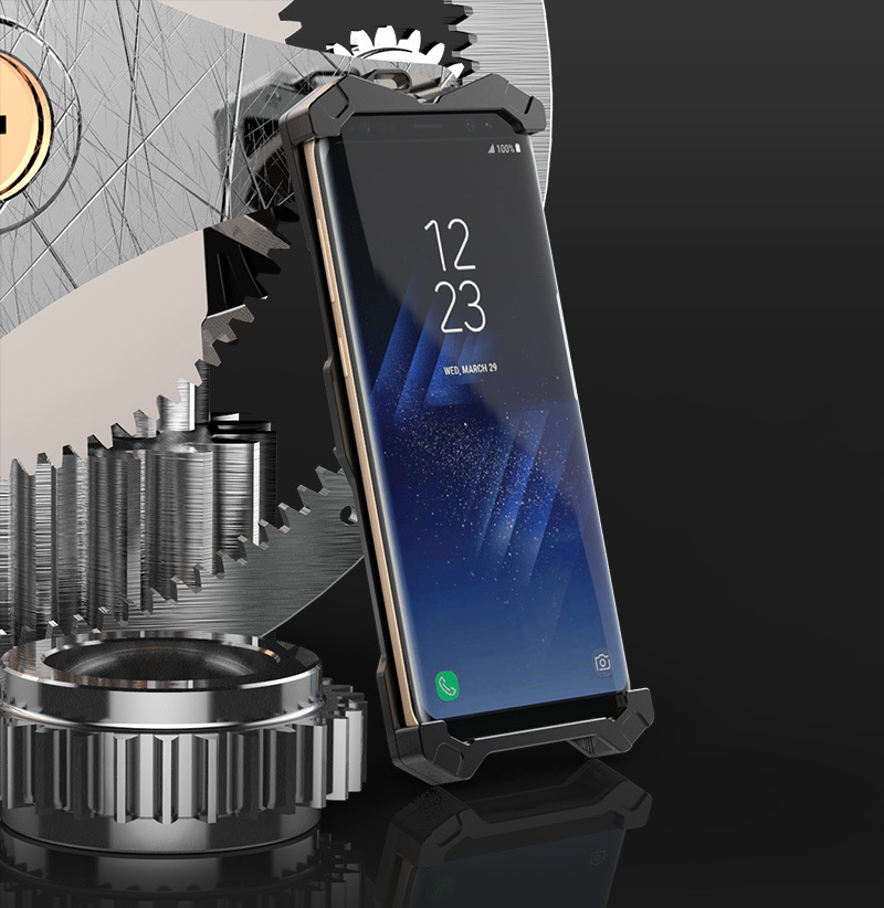 SIMON THOR Ⅱ Aviation Aluminum Alloy Shockproof Armor Metal Case Cover for Samsung Galaxy S8 Plus & S8