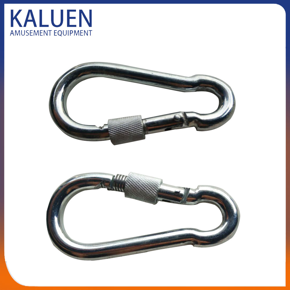 五金扣件廠家蹦極跳床繩鏈接扣蹦極金屬扣跳床配件周口批發