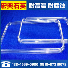 石英管 石英玻璃管 方管弯管 支持定6MM方形螺旋管异形石英玻璃管