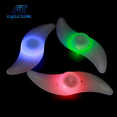 Bicycle Light S-shaped Firewheel Dead Ride Night Safety Wheel Riding Steel Willow Warning Spoke Light Accessory