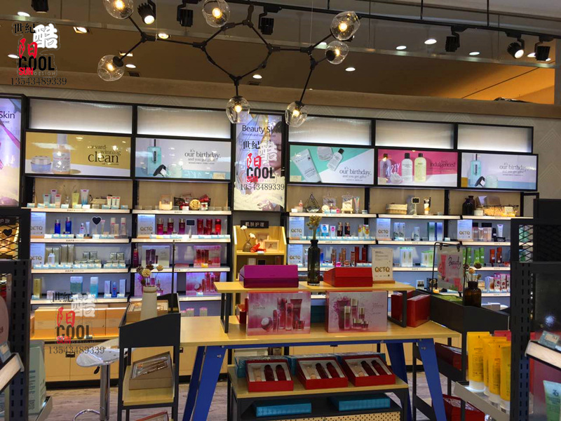 化妆品柜子 化妆品柜台展示柜 化妆品展柜j
