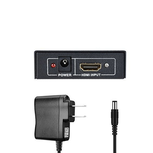 HDMI Splitter High Definition Video Distributor 1-to-2 Switcher One Input Two Outputs One Input Two Outputs 1080P