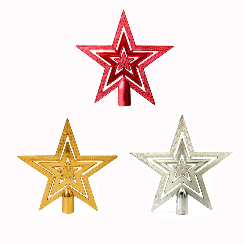 Christmas tree top star tree star five-pointed star Christmas…