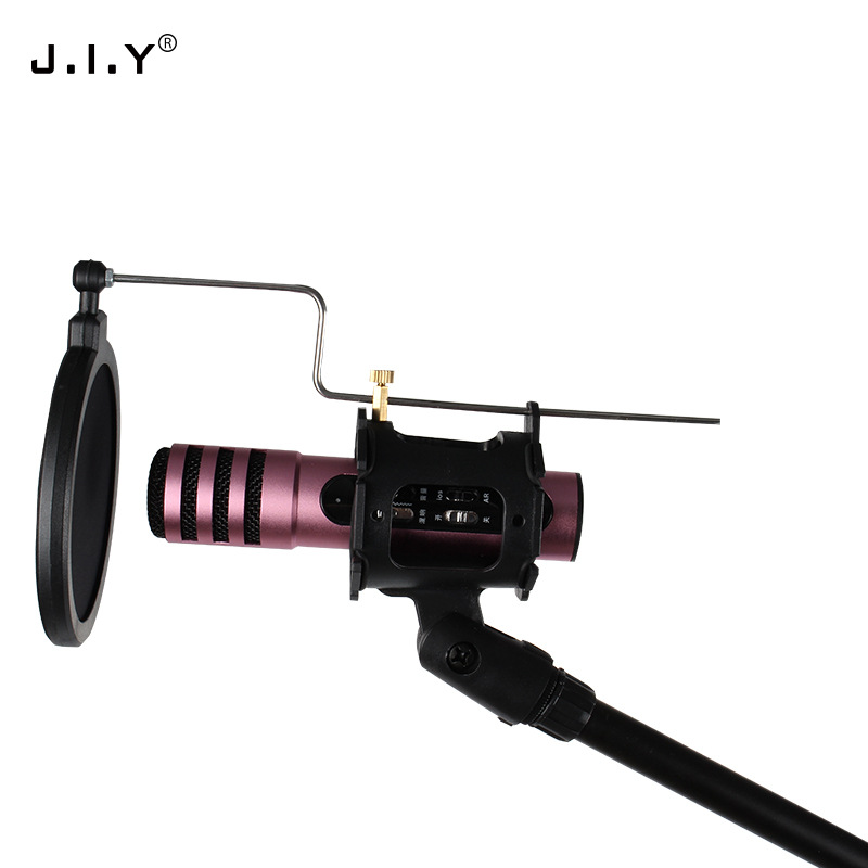 专业直播支架 抖音K歌手机话筒麦克风防震舞台可调落地式三脚架