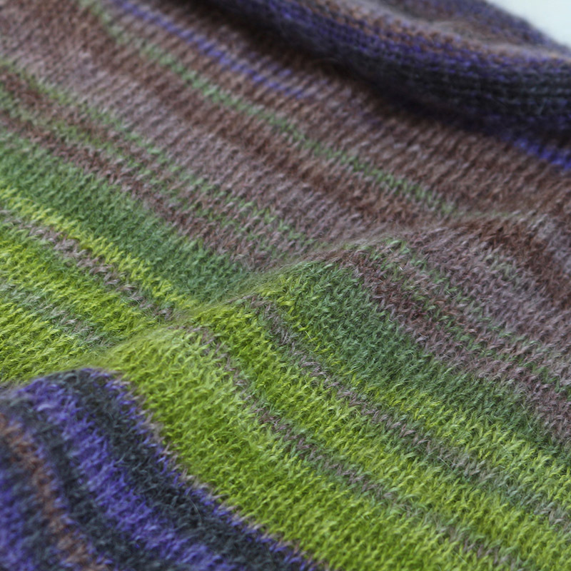 厂家直销12色渐变段染花式纱纱纱线  50%美丽诺羊毛 20%羊驼