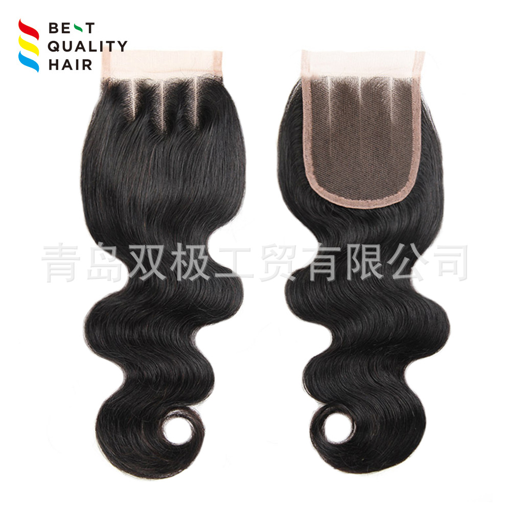 Real hair TOP CLOSURE 4X4 full hand hook...