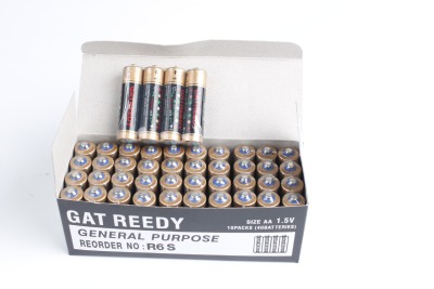 廠家直銷批發7號普通電池 AA五號碳性1.5v玩具電池 幹電池3節裝