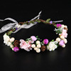 Hair accessory for bride, beach headband suitable for photo sessions, flowered