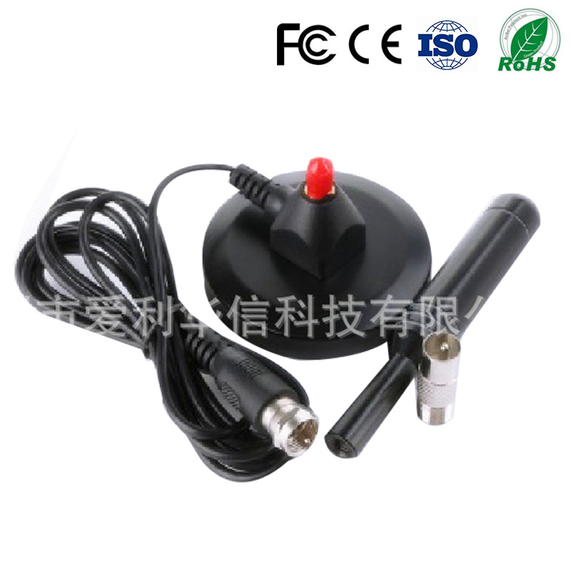 跨境热销厂家批发DVB高清数字电视天线铝棒金属杆磁盘天线