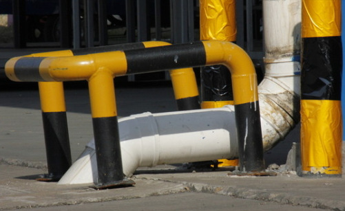 订制加工消防栓防护栏交通护栏防护柱隔离桩U型防护栏M形防撞栏杆