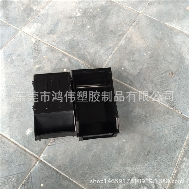 供应佛山顺德塑料斜口盒 防静电塑料零件箱 组立式仓储零件箱