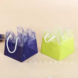 手提袋pp礼品包装手提袋子pvc塑料透明防水手提购物袋定 做