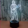 New firefighters Yayli 3D illusion light visual stereo light touch 3D light color gradient small night light