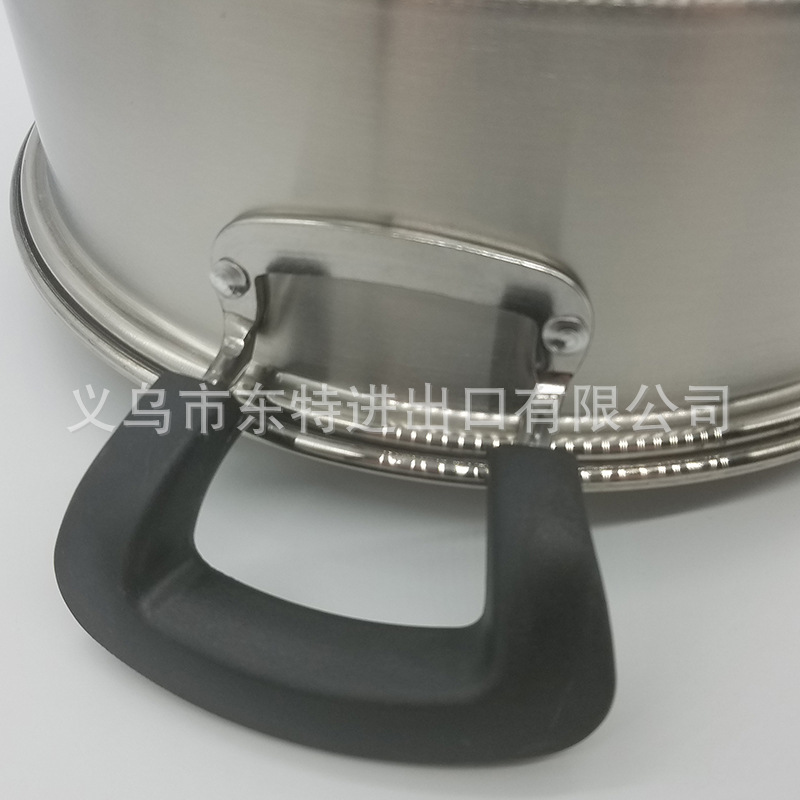 Factory direct sales of stainless steel double-grate steamer, elegant combination lid double-bottom steamer, multi-purpose steamer, high-end gift pot detail image 12