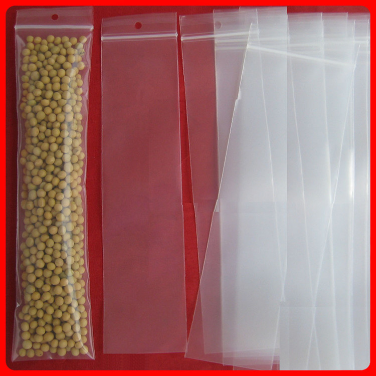 长条型自封袋11*30cm粉末样品收纳封口袋塑料密封袋 加厚16丝骨袋