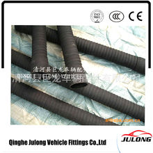 廠家直供各種規格橡膠鋼絲纏繞膠管，進氣吸氣浸膠布膠管