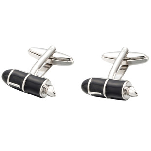 Hot Selling Men's French Shirt Cufflinks High Quality Enamel Buttons Foreign Trade Distinctive Pen Shape Cuff 700