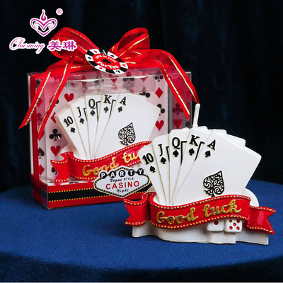 poker Flush originality Cake birthday candle Send Dad father Boyfriend Husband Husband gift