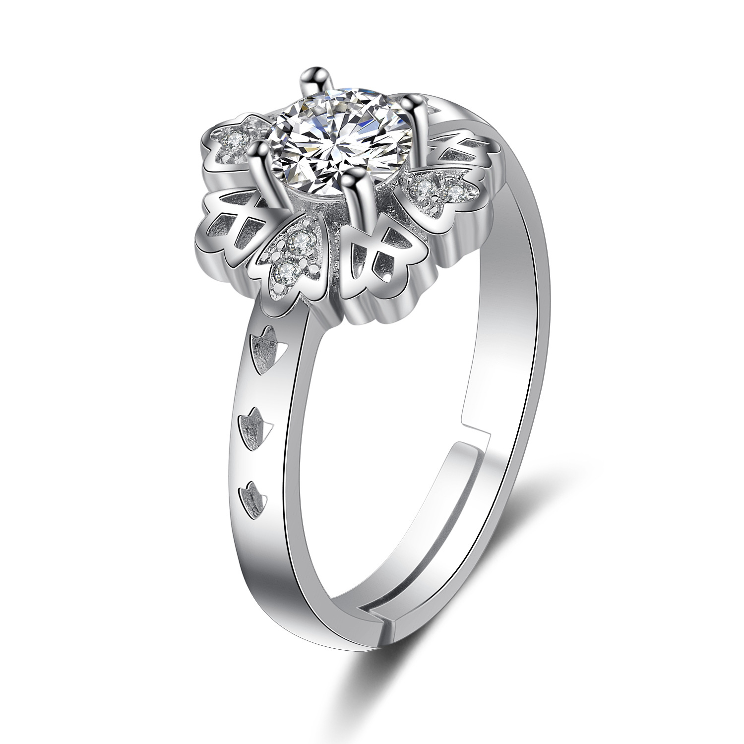stone inlay with zircon