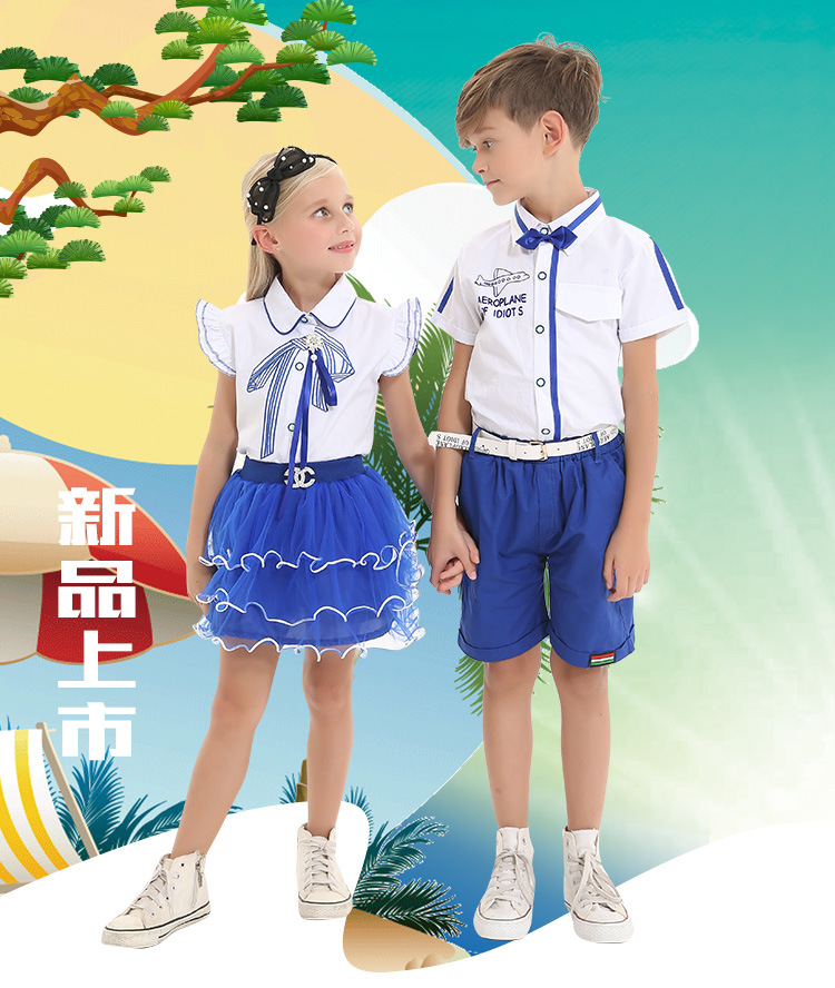 幼儿园园服_2017夏季新品校服 男女童韩版幼