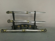 龙泉市刀剑 HK-755 小号莲花双剑 工艺动漫未开刃