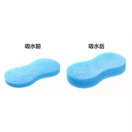 Car wash tool Eight-shaped porous honeycomb easy to clean compressed high foam large car sponge manufacturer