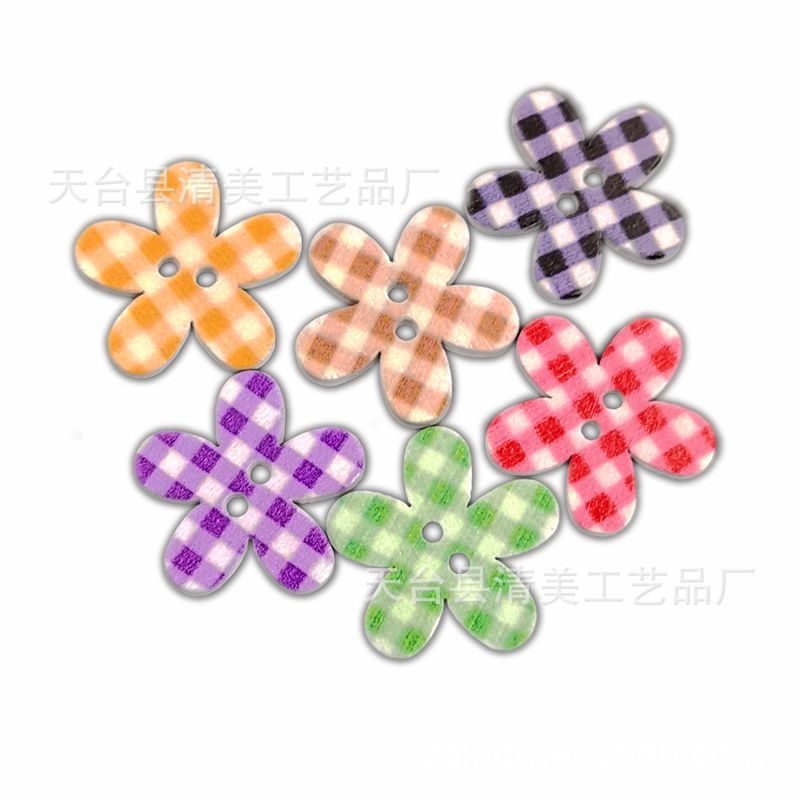 25mm DIY fondo blanco pintado Plaid Plum Dot Plum estilo mezclado Plum Blossom 50 unidades un paquete