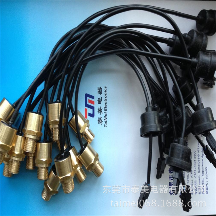 TM22 Car Water Tank Thermal Protector Gasoline Tank Waterproof Temperature Control Switch NPT1/2 Thread Copper Head Temperature Switch