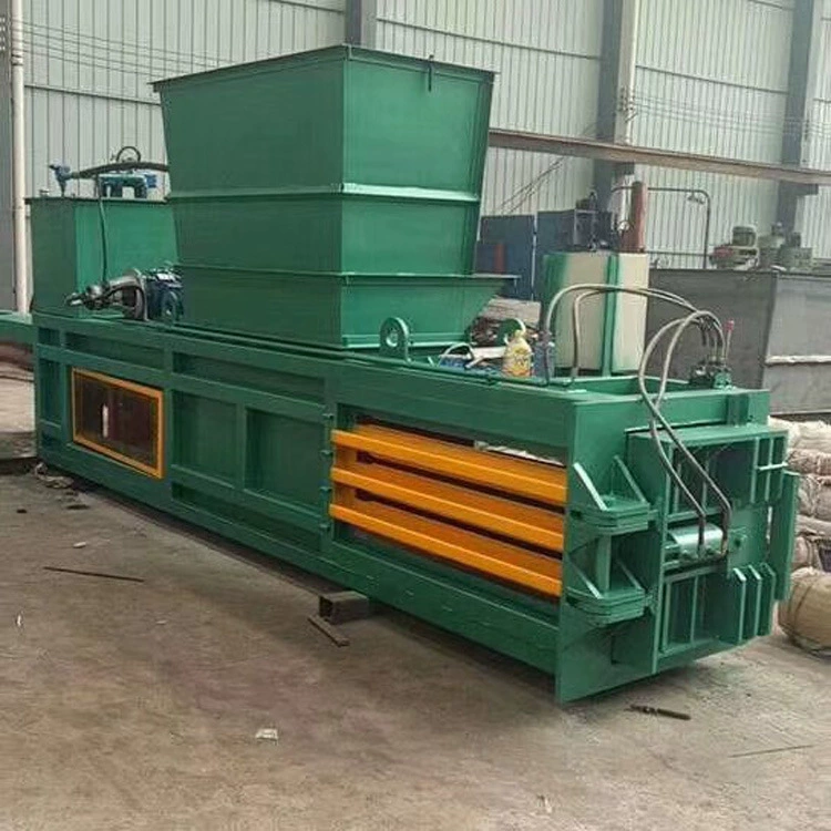 Горизонтальная гидравлическая машина для отработанной бумаги, машина для сжатия пластиковых бутылок, автоматическая машина для переплета алюминиевых банок, мусора