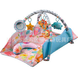 婴儿多功能四面围栏游戏垫 宝宝早教益智爬行垫健身架 儿童爬爬垫