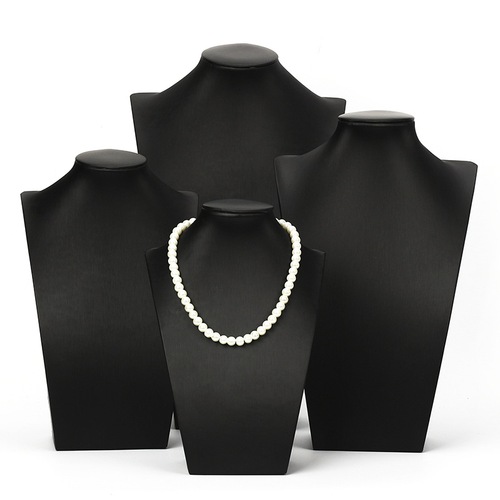 PU brushed jewelry display stand jewelry display stand jewelry display stand portrait neck model necklace display stand