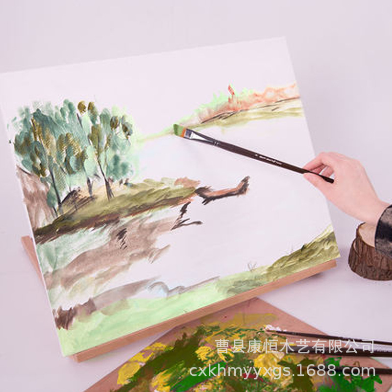 Caballete de escritorio de haya caballete de escritorio caballete portátil caballete de tablero de dibujo caballete de escritorio de ángulo ajustable para niños y adultos