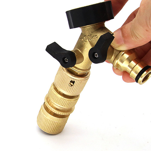 Copper water connection 6 minutes internal thread internal wire 25mm copper quick connector quick connector accessories for car wash water gun