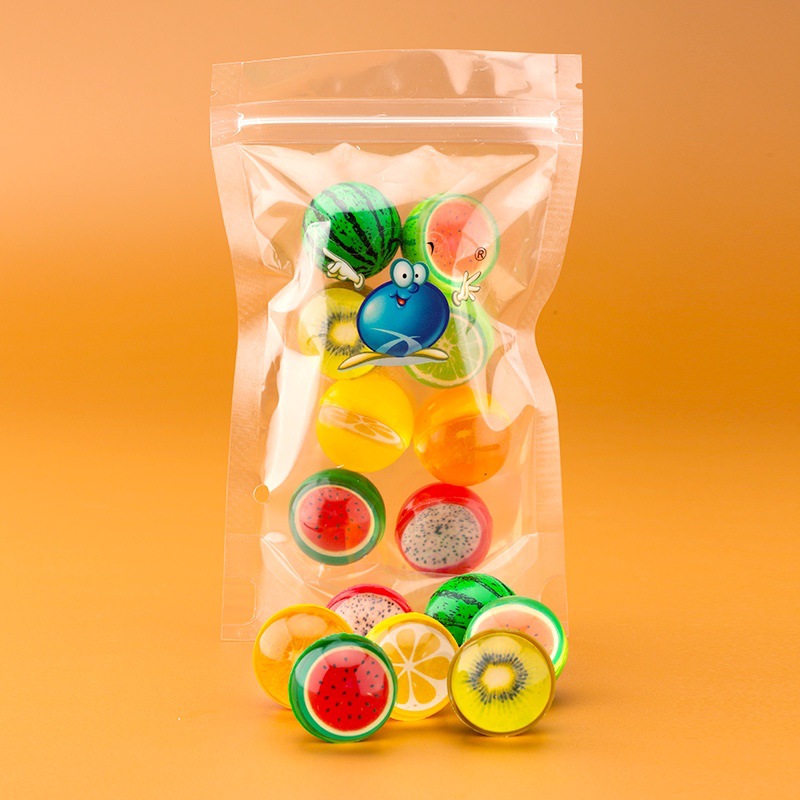 8个跨境装 32号弹力球儿童玩具 实心混装弹跳球 一元扭蛋机跳跳球