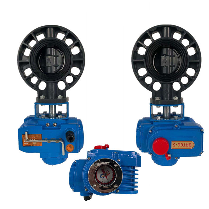 供应UPVC电动蝶阀 型号CTB-010 DN125