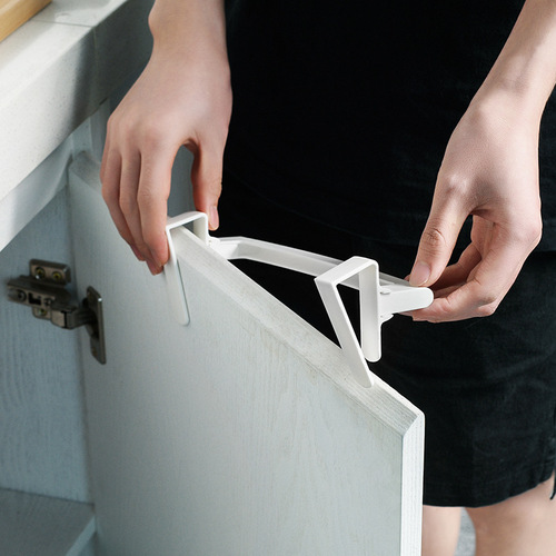 Kitchen cabinet door hook rag rack dishcloth small storage rack bathroom hanging towel rack modern and simple