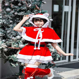 外贸新款圣诞节服装派对表演服猫女兔女郎影楼写真摄影服装SD15