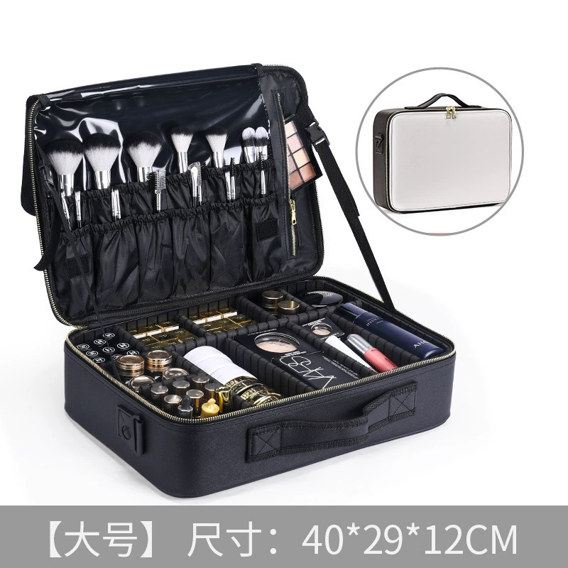 Capacious handheld cosmetic bag for manicure, wholesale
