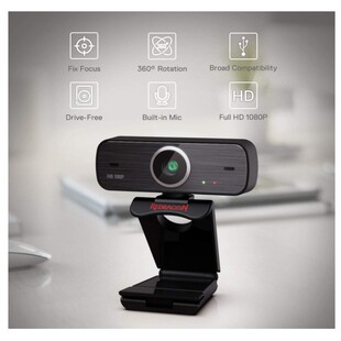 Red Dragon Redragon GW800 Computer Camera HD with Microphone Video Conference Online Class Camera