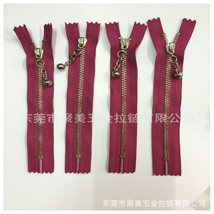 3号金属闭尾拉链厂家直销