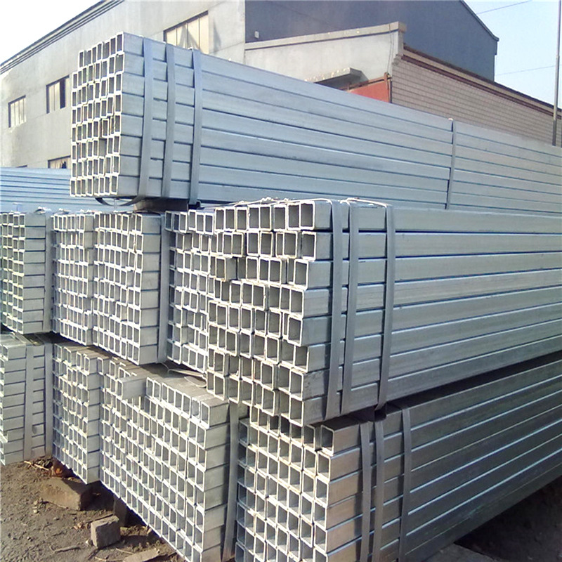 兰州现货销售镀锌圆管方管方矩管消防管150*200*5mm镀锌方管